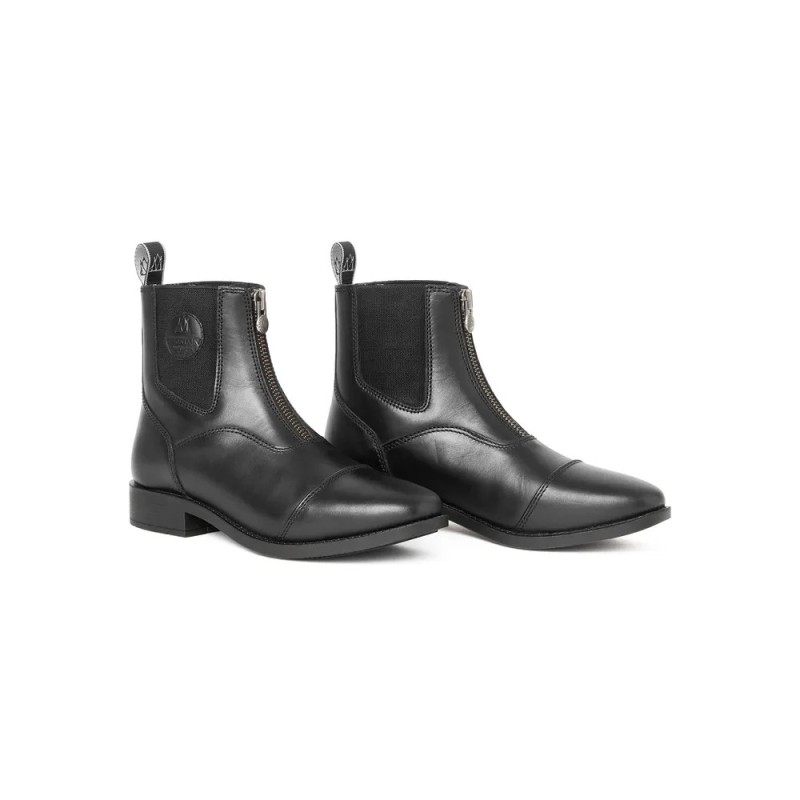 boots freedom noir front zip mountain horse