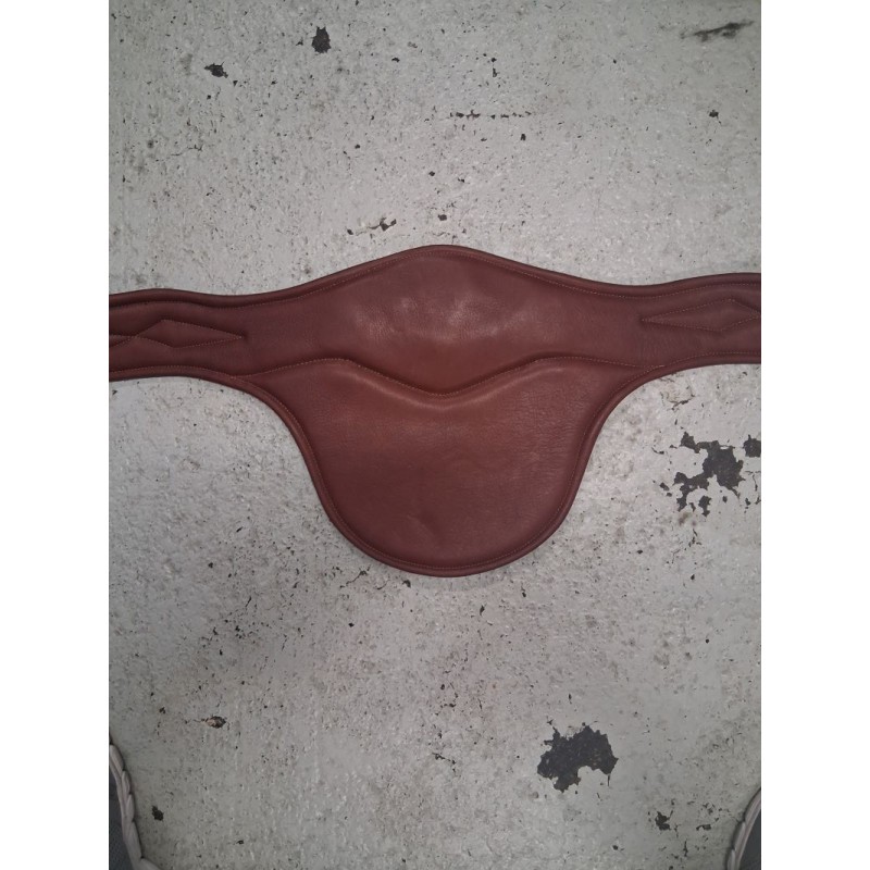 OCCASION sangle bavette contact CWD 135 choco / argent