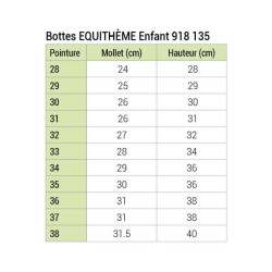 bottes junior equitheme