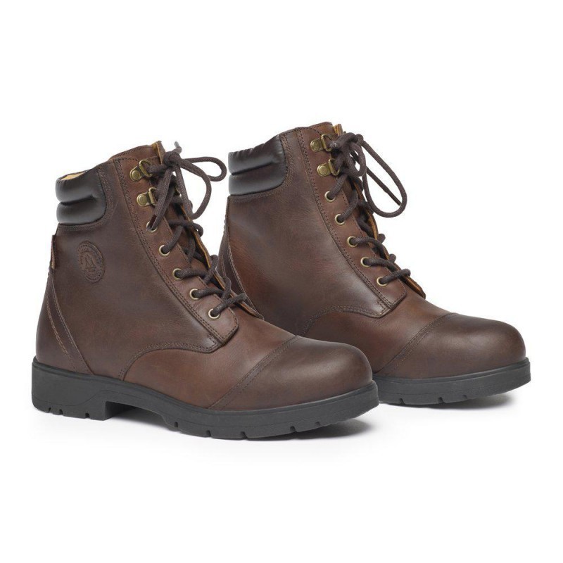 boots marron wild river mountain horse
