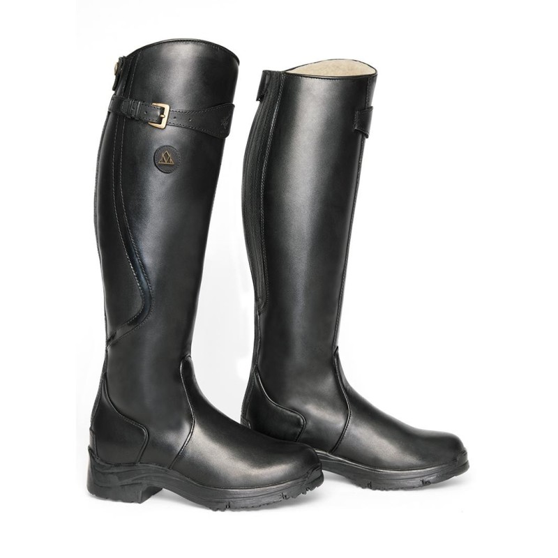 bottes snowy noir mountain horse