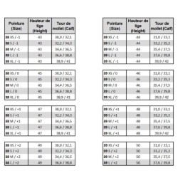 bottes aries sans lacets tige +1 EGO7