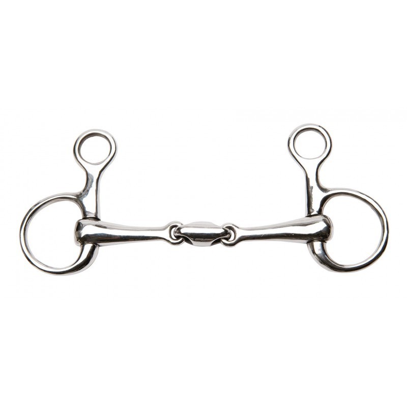 mors baucher double brisure inox