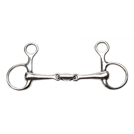 mors baucher double brisure inox